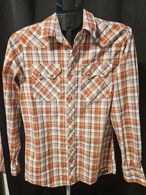 Boys Wranglet Retro Button Down Long Sleeve
